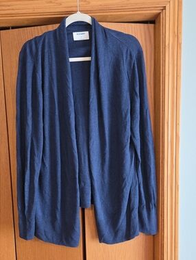 Old Navy Dark Blue Open-Front Women's Cardigan Size Xxl